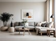 © ZADpro - A modern and minimal living room, minimal interior design
