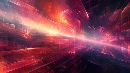 Wall Mural - a perspective background with abstract structure, featuring linear design and depth perception techn