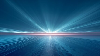 Wall Mural - an abstract horizon background with perspective drawing, featuring converging lines and depth illusi