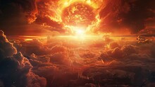 The Book Of Revelation Depicting Apocalyptic Visions And End Times Prophecies Ultimate Victory Of God Over Evil