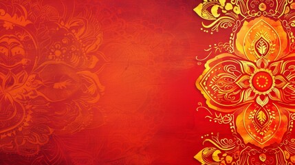 hindu ancient design banner background