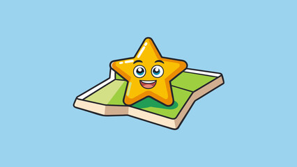 Poster - A clock with moving hands indicates the passage of time.. Cartoon Vector.
