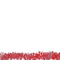 Wall Mural - red christmas background