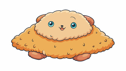 Poster - A soft plush surface This surface is gentle to the touch and has a plush cushiony feel. It may be found on a stuffed animal or a cozy blanket. Cartoon Vector.
