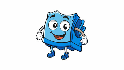 Poster - A thick durable material that is resistant to and water making it ideal for making backpacks or raincoats.. Cartoon Vector.