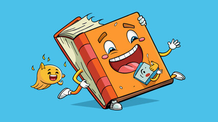 Poster - Life is like a book filled with chapters of joy heartache and everything in between. Each chapter brings new characters plot twists and lessons to be. Cartoon Vector.