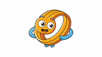 Poster - Object Rubber Band. Cartoon Vector.