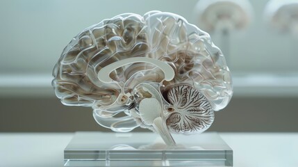 Fototapete - A groundbreaking brain scan technology that allows scientists to visualize the mind's inner workings, unlocking new insights into human consciousness.