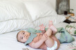 © Eloisa Ramos/Stocksy - Serene Baby Moments with pacifier