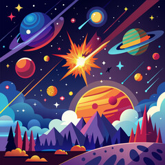 sky Ultra bright galactic flare stars comets and constellations