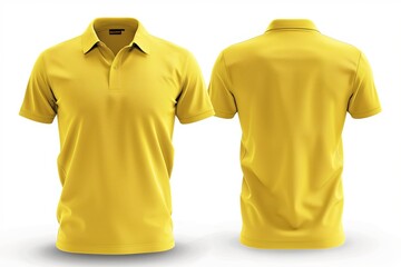 Wall Mural - yellow t shirt