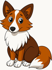Wall Mural - vector illustration of dog