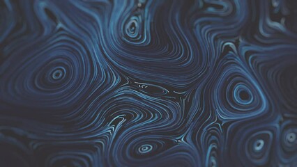 Wall Mural - Abstract Swirling Nodes Background/ Animation of an abstract technology background with circular nodes flowing and depth of field