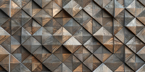 a diamond-shaped, tile wallpaper with a soft sheen. wall background composed of wood and timber bloc