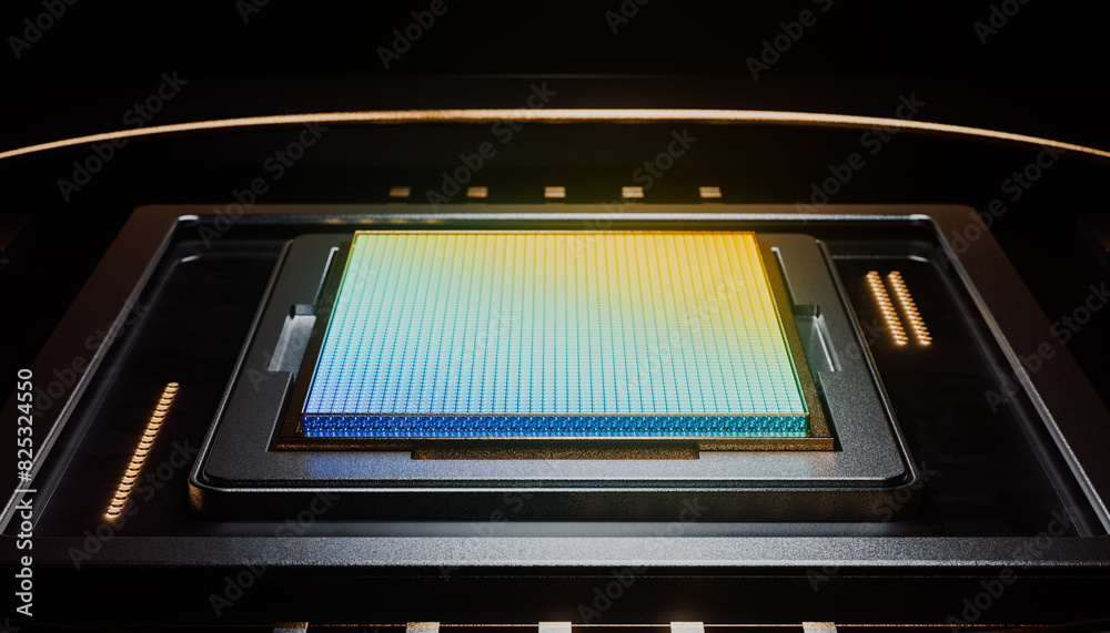 Sensor Chip Matrix Sensor chip Stock Photo | Adobe Stock