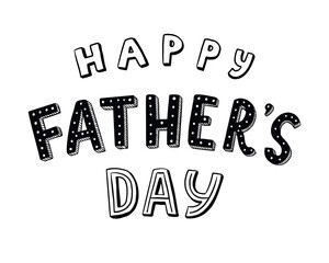 Wall Mural - Father's day letteruing cartoon quote for sublimation prints, cards, posters, prints, banners, invitation, stickers, etc. EPS 10