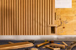 © Raymond Forbes LLC/Stocksy - Home improvement project kitchen construction wall wiring