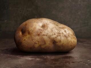 Side Shot of a Baking Potato: Captured in 4:3 Aspect Ratio