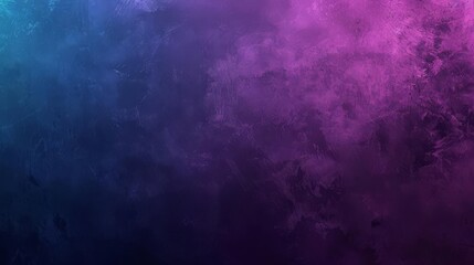 Canvas Print - abstract dark blue and purple gradient background with grainy texture web banner design