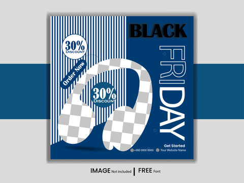 Black Friday Special offer Social Media post