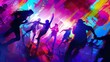© Cloudyew - Artwork captures energy of high-energy dance party