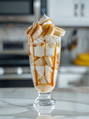 banana caramel parfait