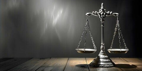 Symbols of Justice: Law, Attorneys, Courts, Judges, and Balance Scales. Concept Law, Attorneys, Courts, Judges, Balance Scales