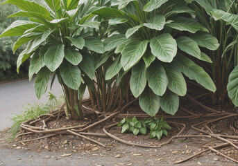 plant in a garden