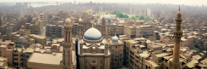 Poster - Cairo panoramic view Egypt