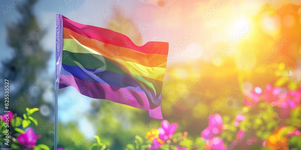 The rainbow flag is a symbol of the LGBTQ+ community. It is a powerful ...
