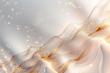 Aufkleber - Elegant Glassmorphism background with gold accents