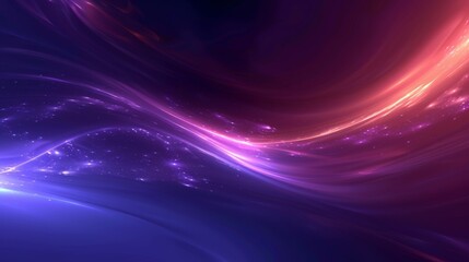 Wall Mural - a futuristic galaxy with orbits,light red and light navy blue