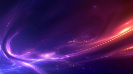 Wall Mural - a futuristic galaxy with orbits,light red and light navy blue