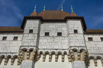 Wall Mural - Annecy Castle (Chateau d'Annecy) was residence of the Counts of Geneva and Dukes of Genevois-Nemours in XIII and XIV centuries. Annecy, Haute-Savoie department, Auvergne-Rhone-Alpes region, France.