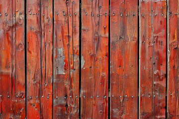 Poster - Rustic wood planks background - Generative AI