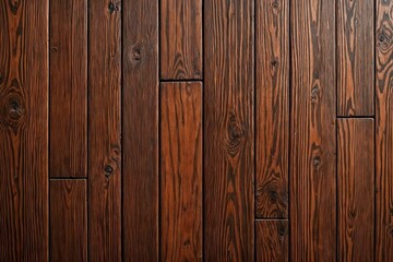 Poster - Rustic wood planks background - Generative AI