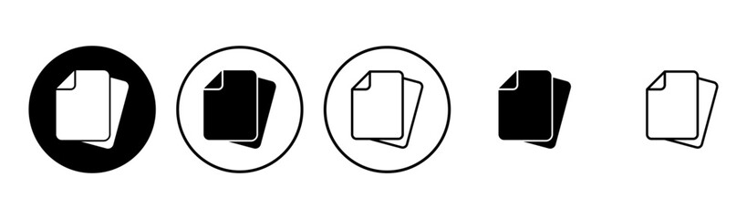 Document icon set. Paper icon. File Icon