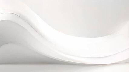 Poster - luxury white background with golden line element Seamless looping motion design. Video animation Ultra HD 4K 3840x2160
