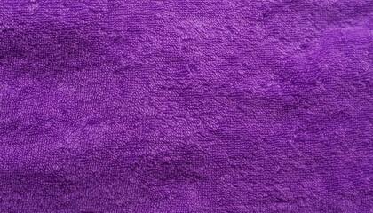 Wall Mural - Fluffy purple towel texture