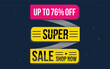 © Md Mojammel - supper sale up to 76% off . Special offer symbol