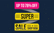 © Md Mojammel - supper sale up to 78% off . Special offer symbol