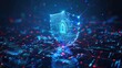 © Achmad Khoeron - Cyber ​​security and data protection, internet network security, protect business and financial transaction data from cyber attack, user private data security encryption
