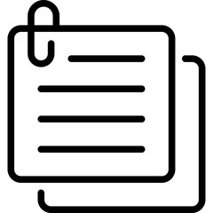 Sticker - notepad icon