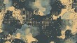 © Photock Agency - Seamless halftone camouflage abstract pattern, Military Camouflage pattern design element for Army