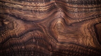 Sticker - wallpaper of dark walnut wood texture