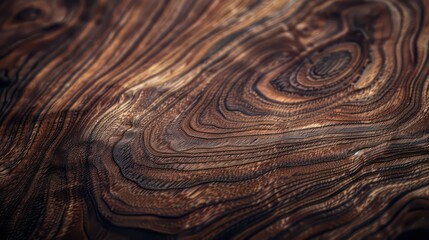 Sticker - wallpaper of dark walnut wood texture