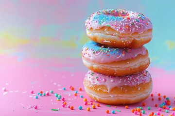 National donuts Day, different types of donuts, Generative AI