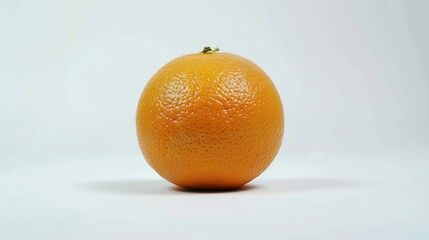 Aufkleber - Ripe orange isolated on white background : Generative AI