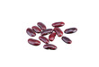 © khumthong - red bean isolated on white background.