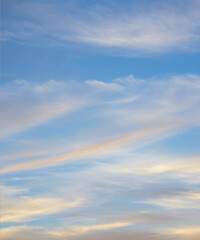 Wall Mural - colorful cloudy sky at sunset. gradient color. sky texture, abstract nature background